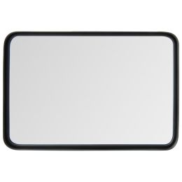 Rectangular Wall Mount Bathroom Mirror with Solid Steel Frame (size: small)